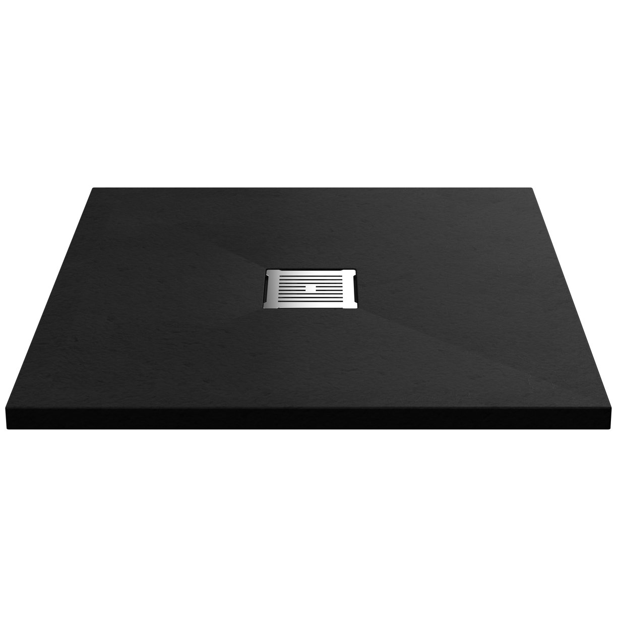 Square Shower Tray 800 x 800mm - Slate Black