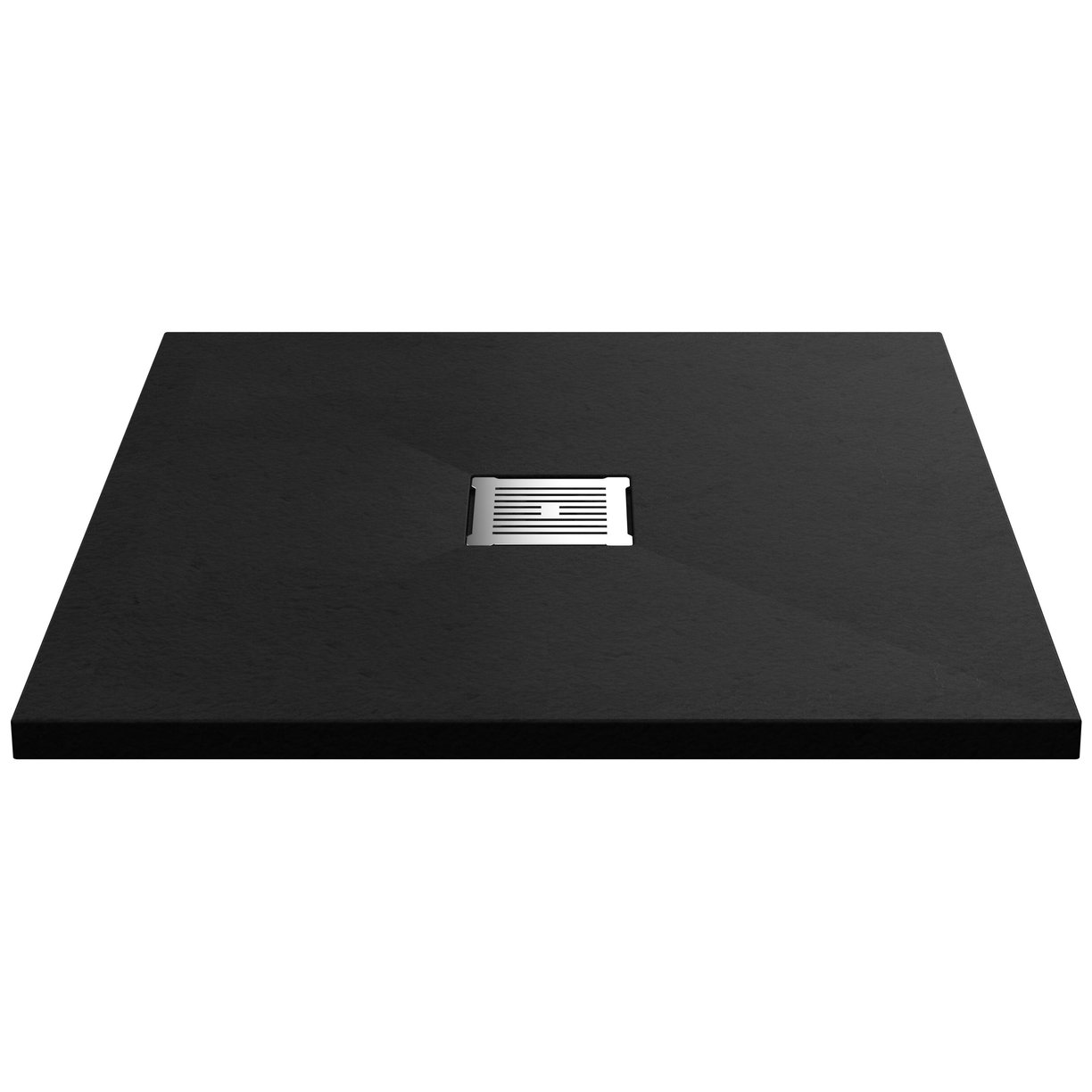 Square Shower Tray 800 x 800mm - Slate Black
