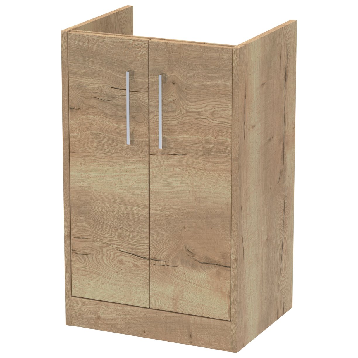 500 F/S 2-Door Unit (385 Deep) - Bleached Oak