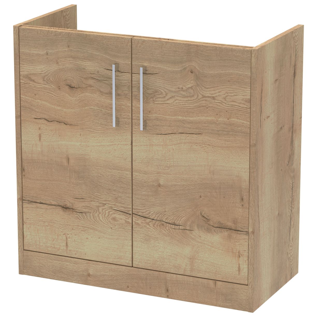 800 F/S 2-Door Unit (385 Deep) - Bleached Oak