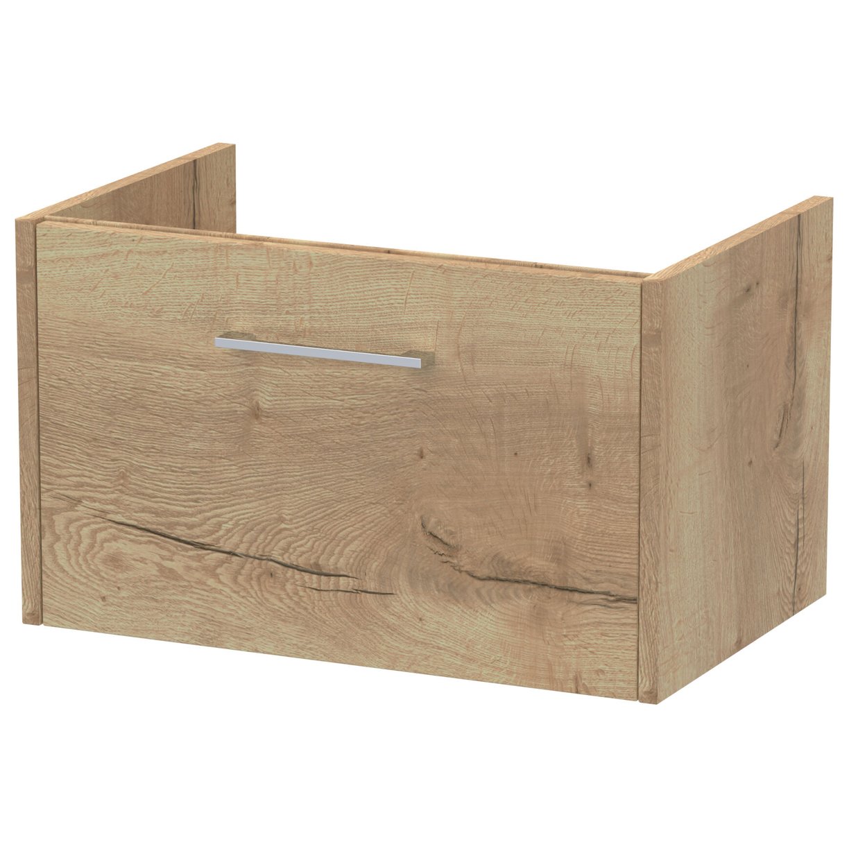 600 W/H Single Drawer Unit (385 Deep) - Bleached Oak