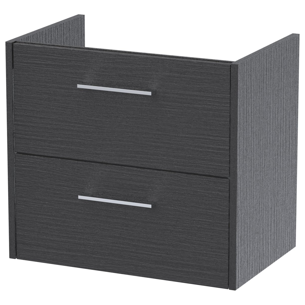 600 W/H 2-Drawer Unit (385 Deep) - Graphite Grey