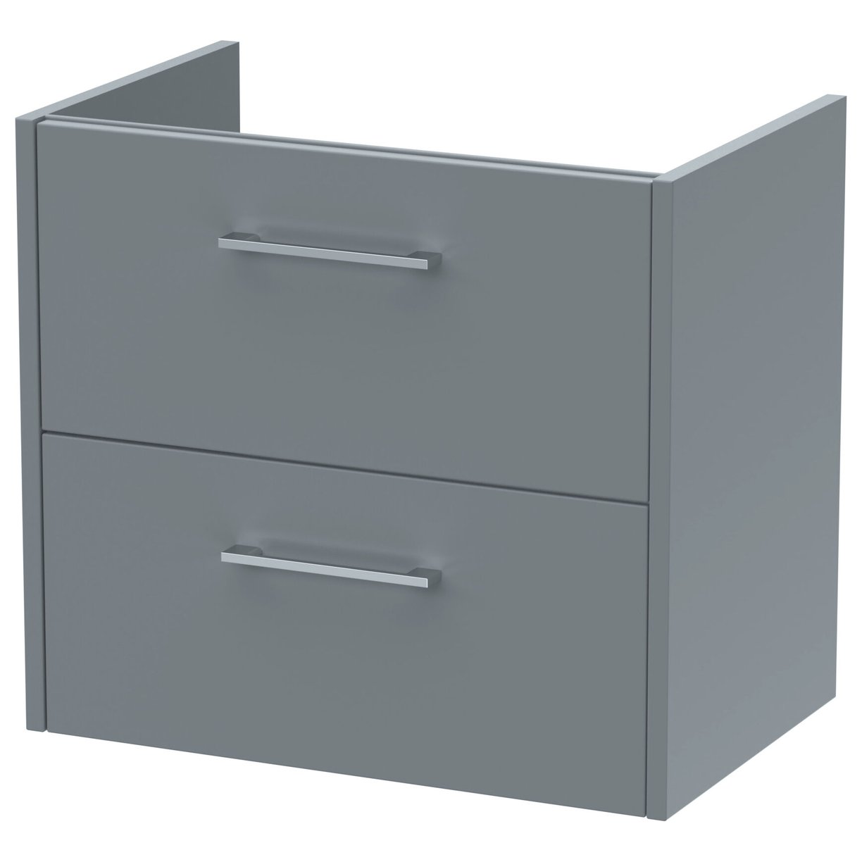 600 W/H 2-Drawer Unit (385 Deep) - Coastal Grey