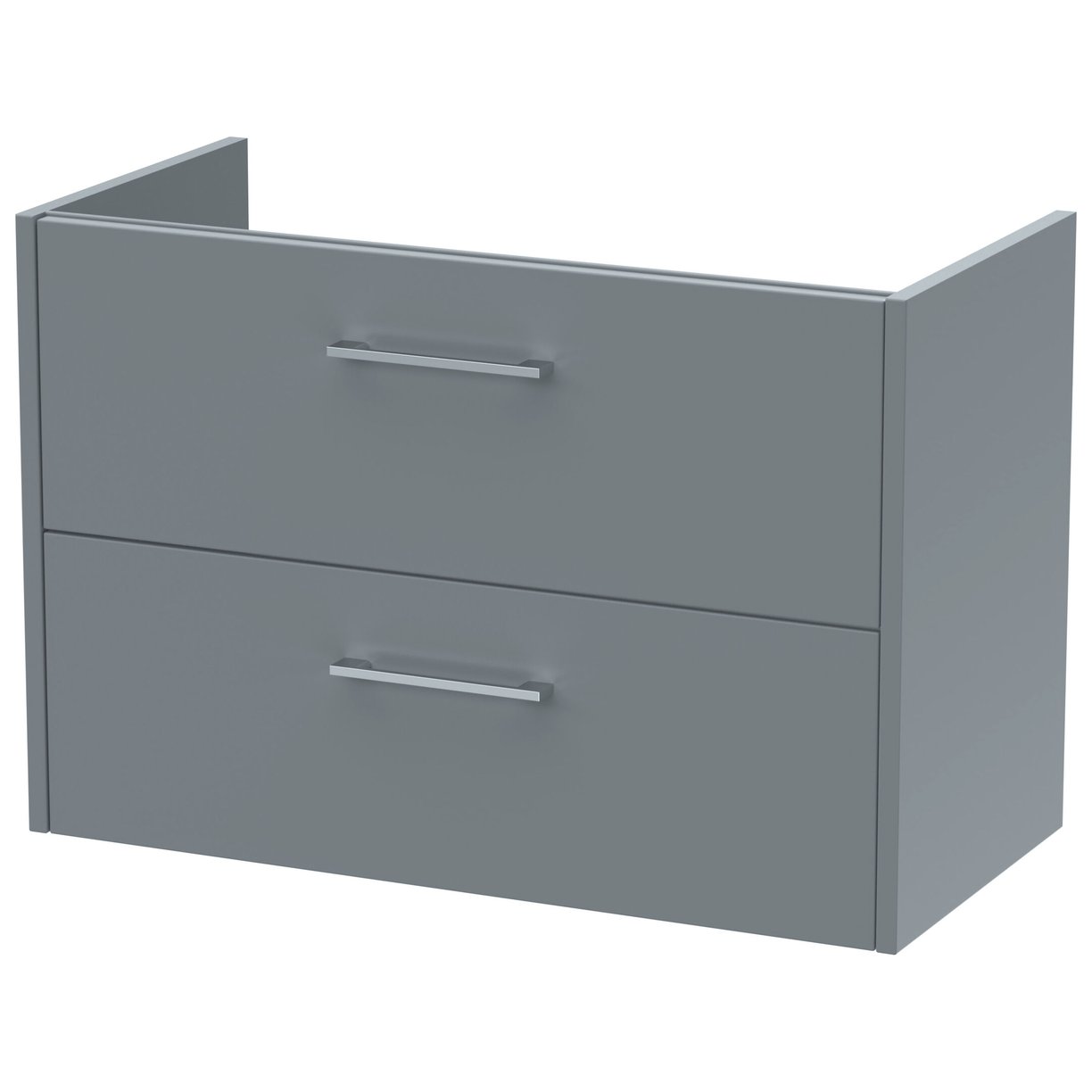800 W/H 2-Drawer Unit (385 Deep) - Coastal Grey