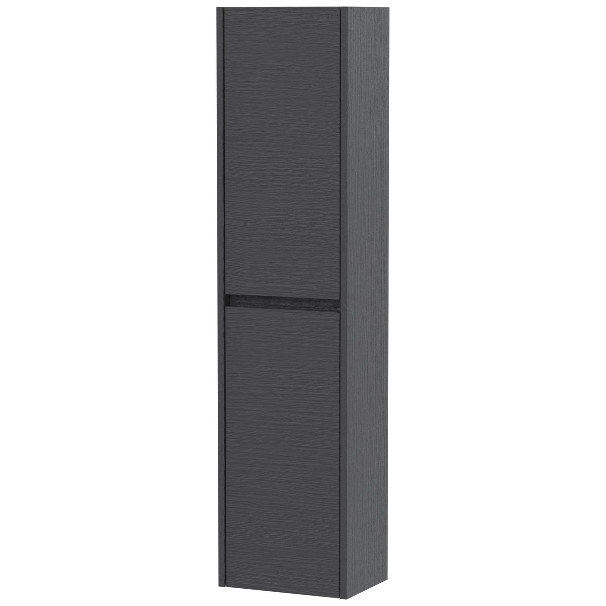 Tall Unit 1433 X 350 X 255 - Graphite Grey Woodgrain