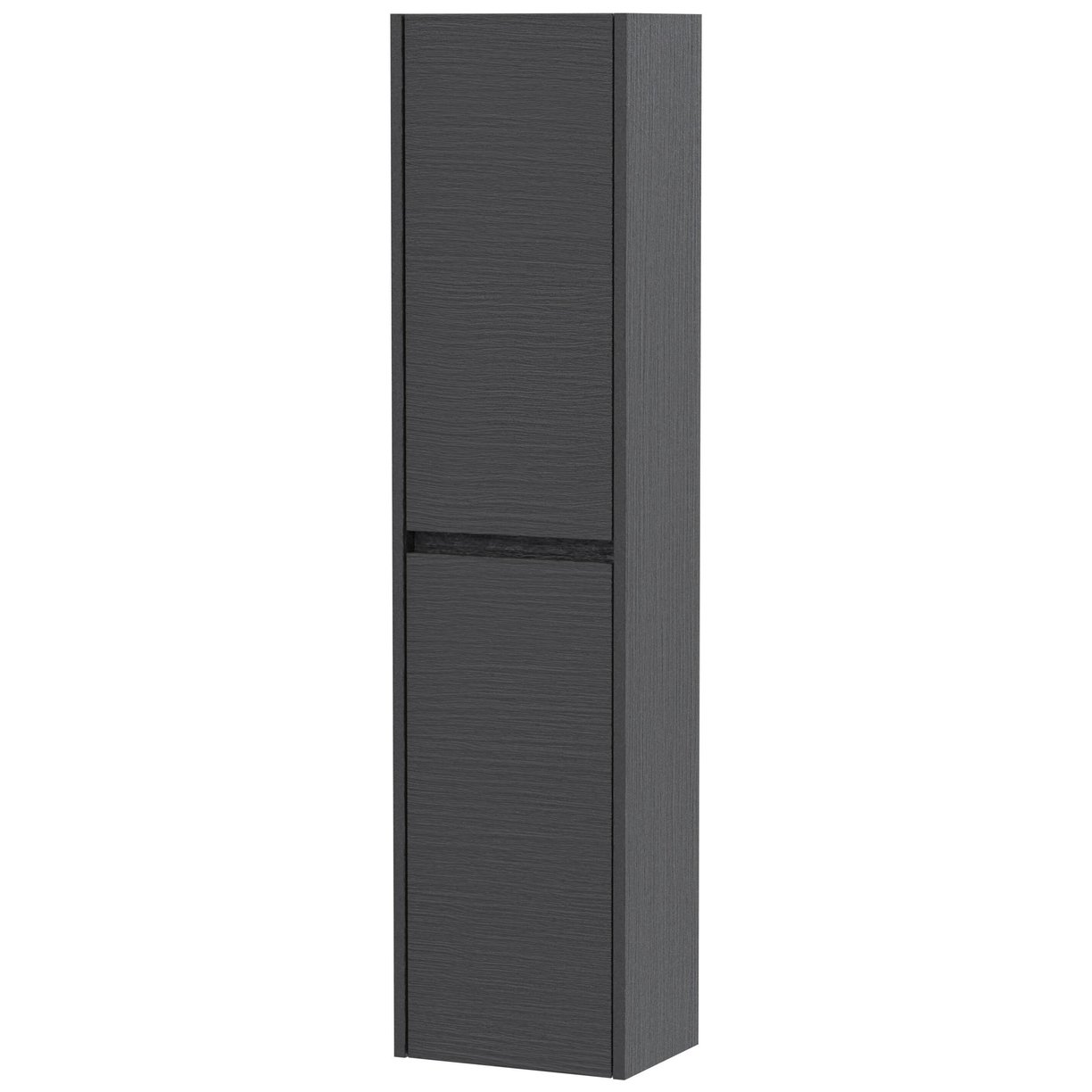 Tall Unit 1433 X 350 X 255 - Graphite Grey Woodgrain
