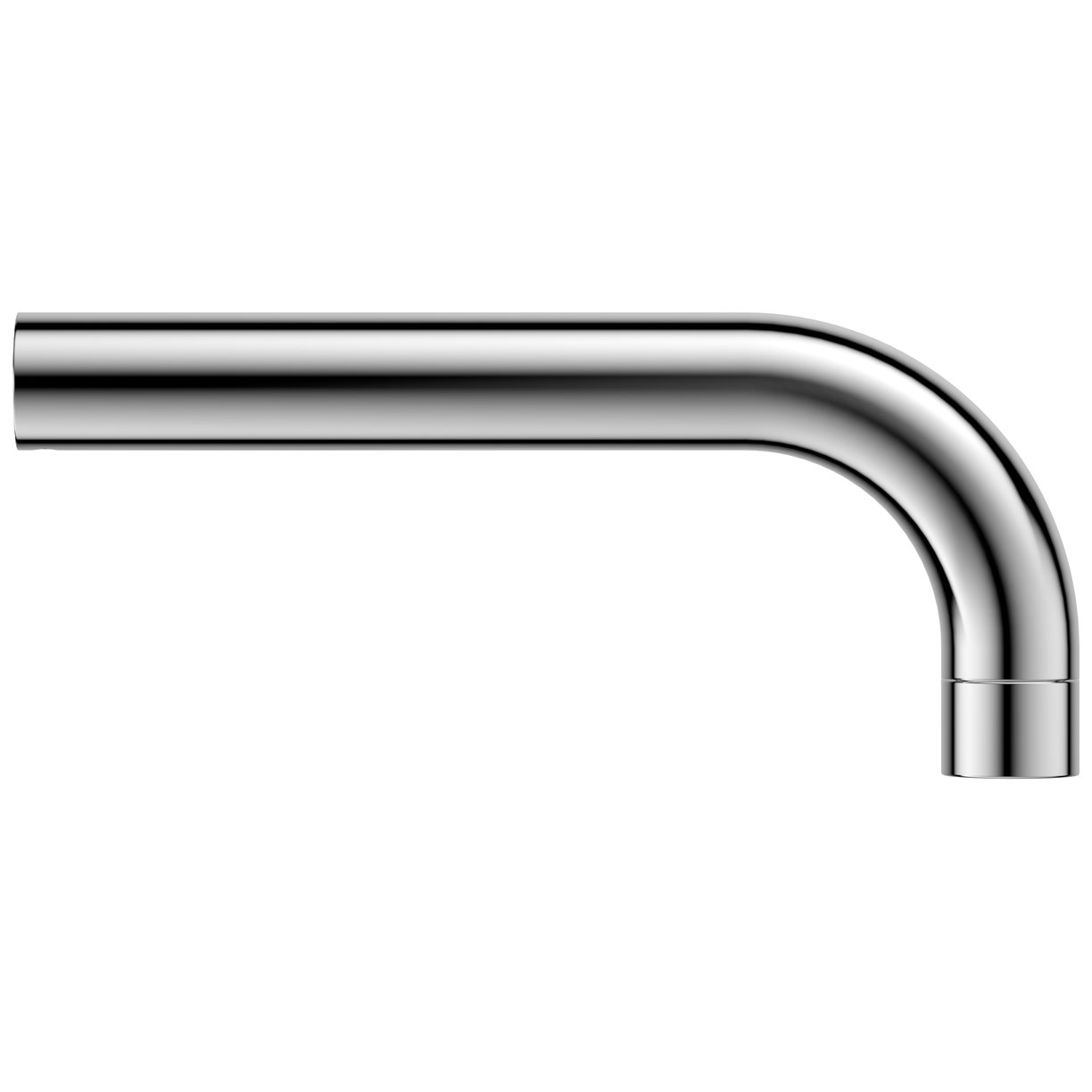 Core cloakroom brass spout 200mm Chrome