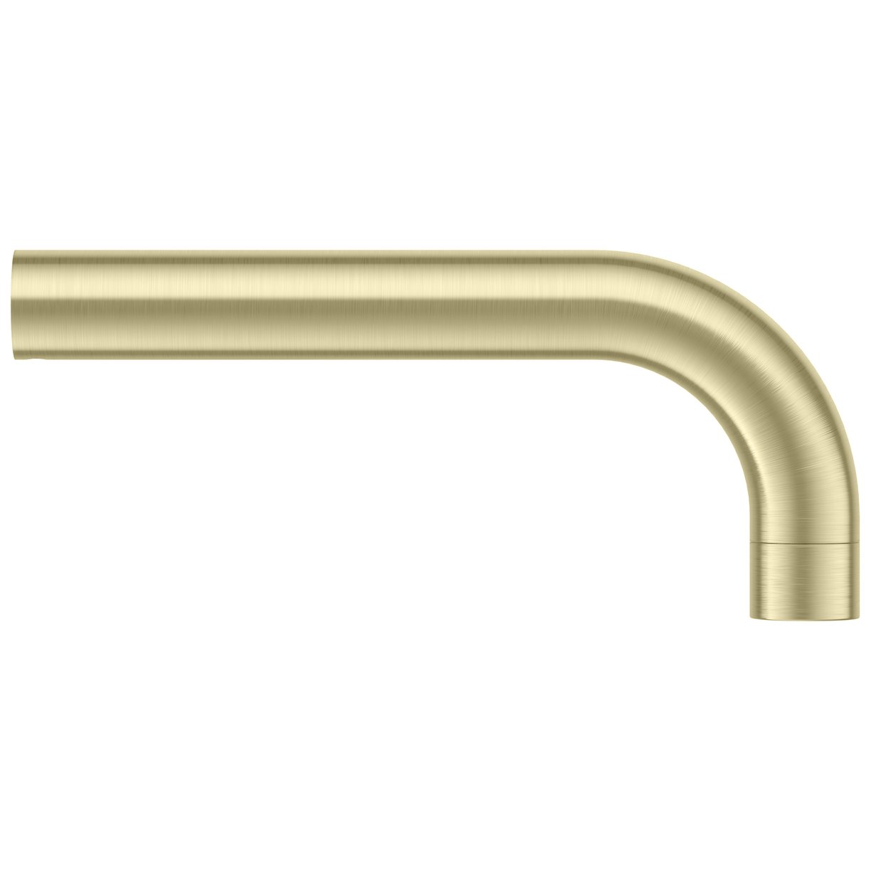 Core cloakroom brass spout 200mm Brushed Brass