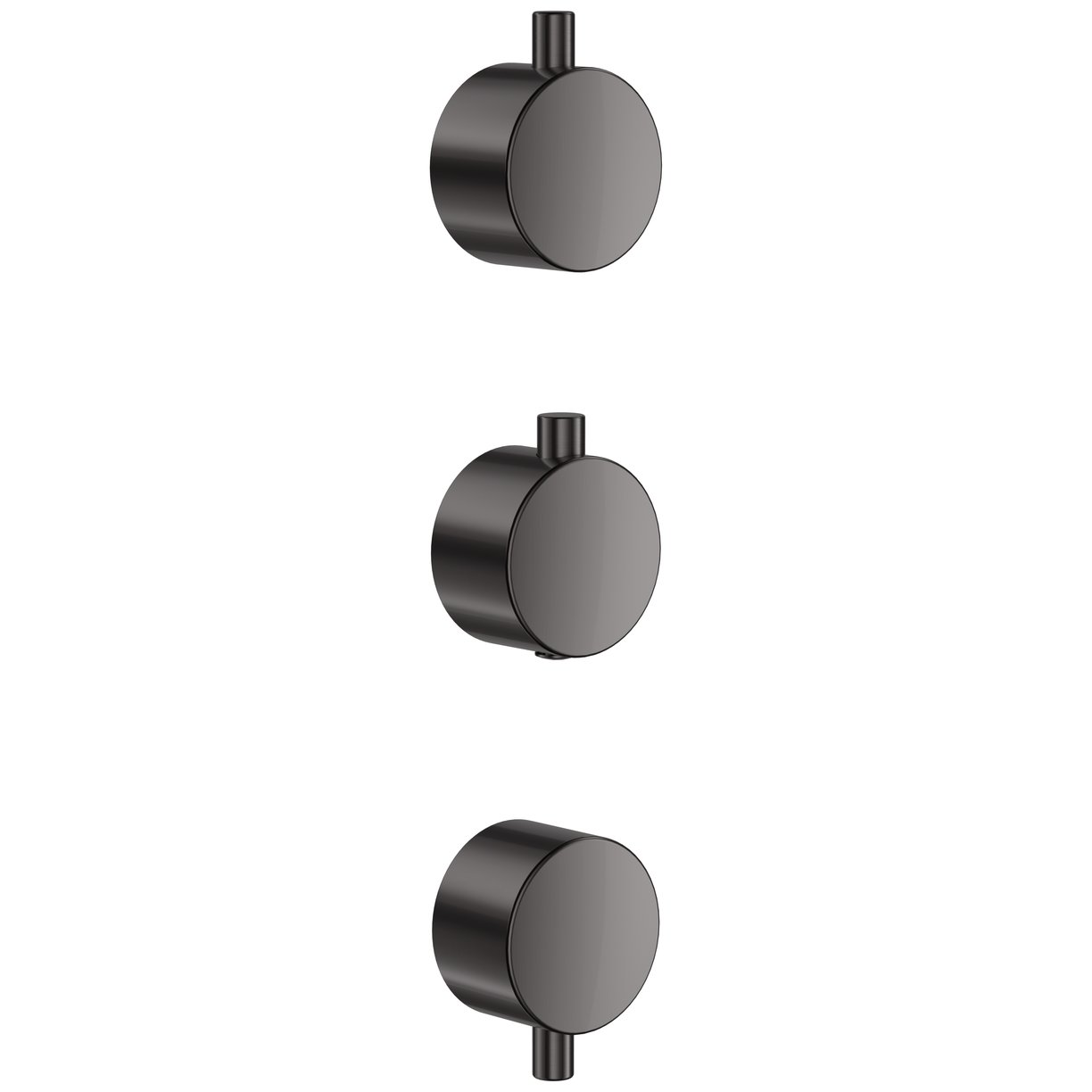 Concealed Plain Handle 3 pack (1 Thermo 2 Flow) Gunmetal