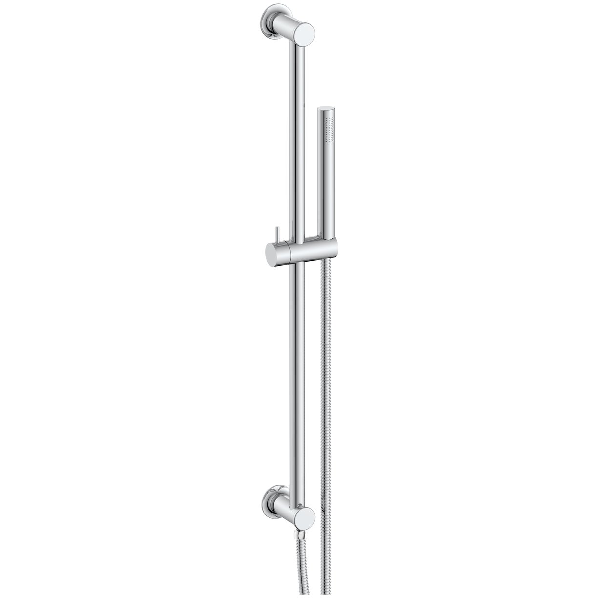 Riser Rail & Handset inc. Hoses Chrome