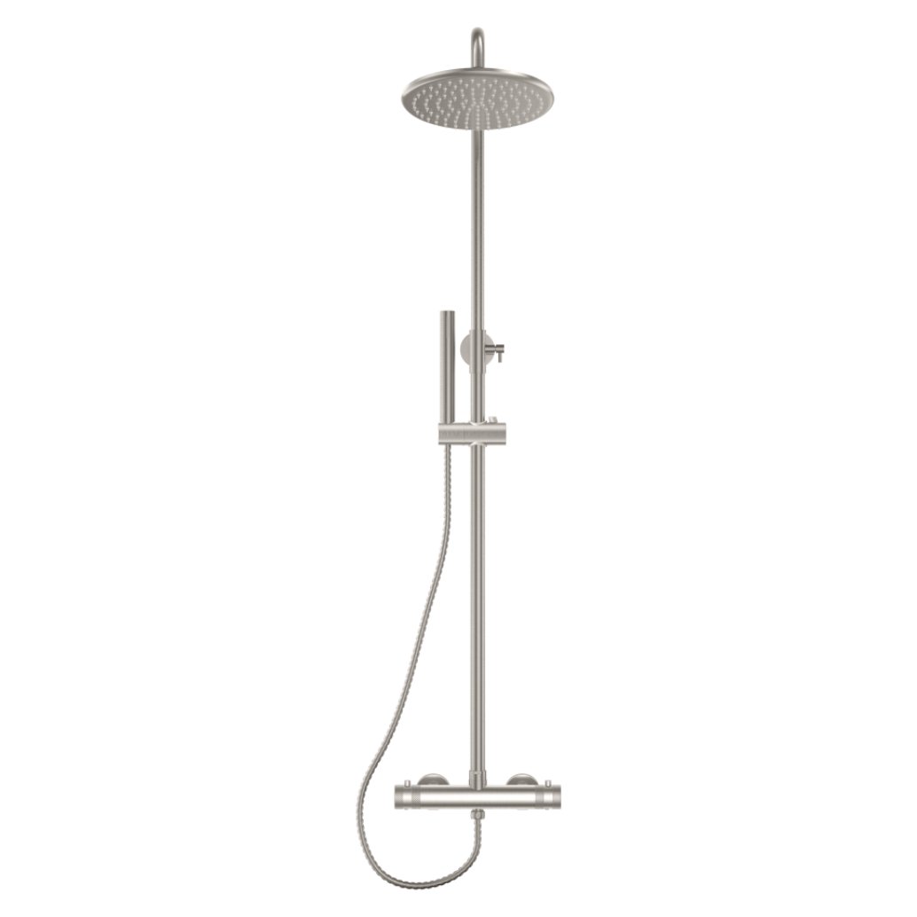 CORE Round Rigid Shower Brushed Nickel
