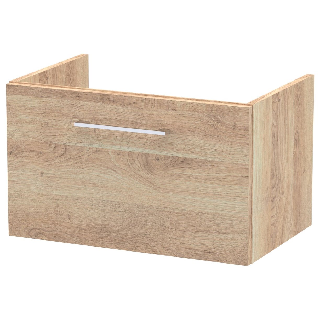 600mm Single Drawer Unit (365mm Deep) - Bleached Cuneo Oak