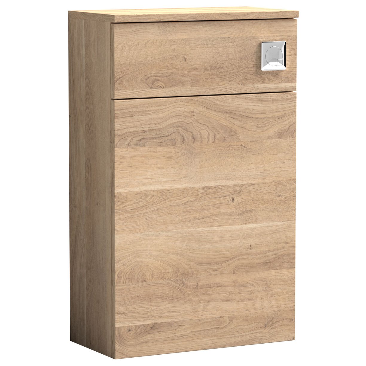 500mm WC Unit (235mm Deep) - Bleached Cuneo Oak