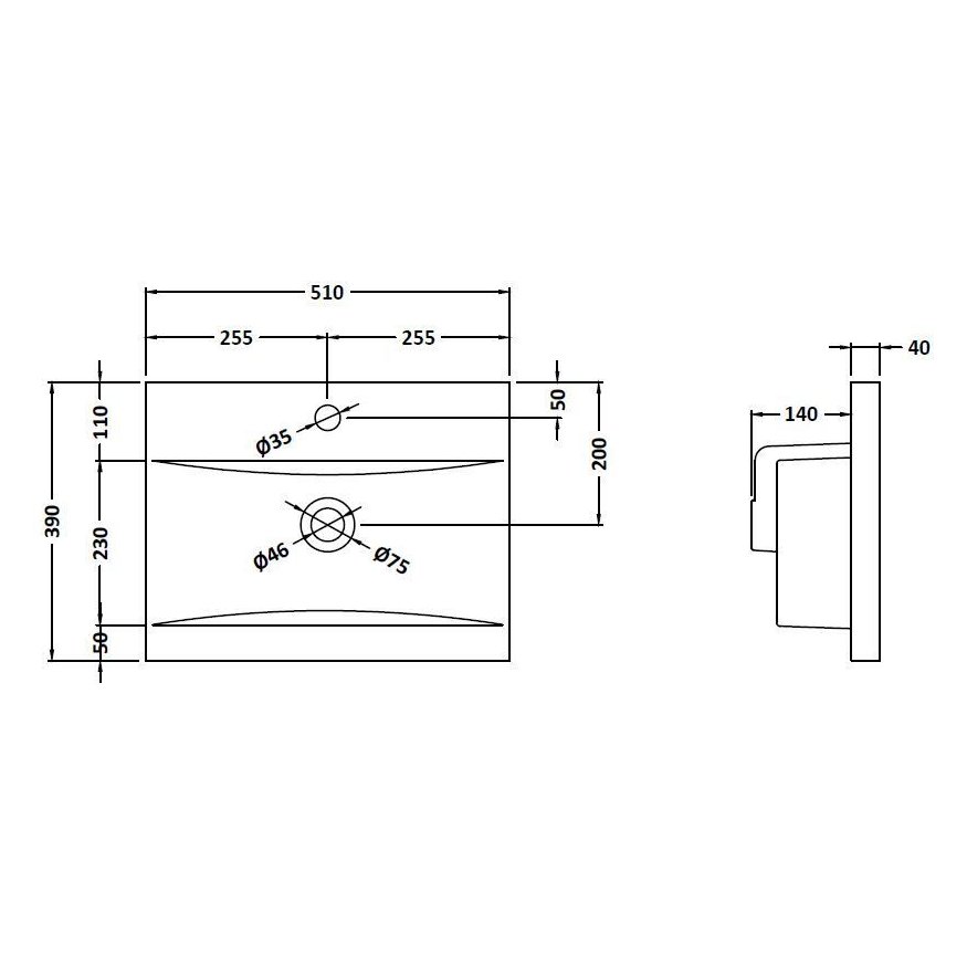 500 Mid-Edged Basin 1TH