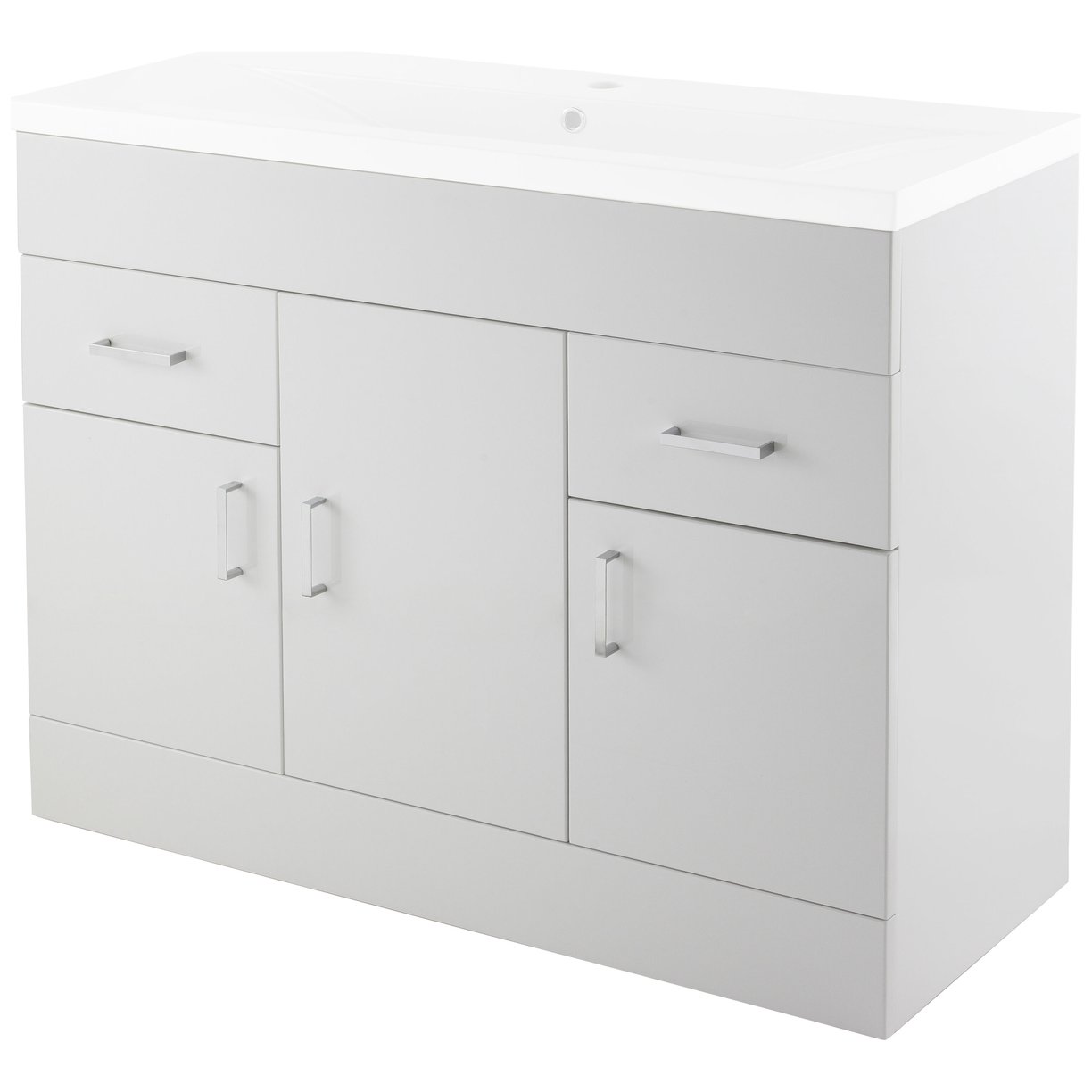 1000 x 400mm Turin Cabinet - Gloss White