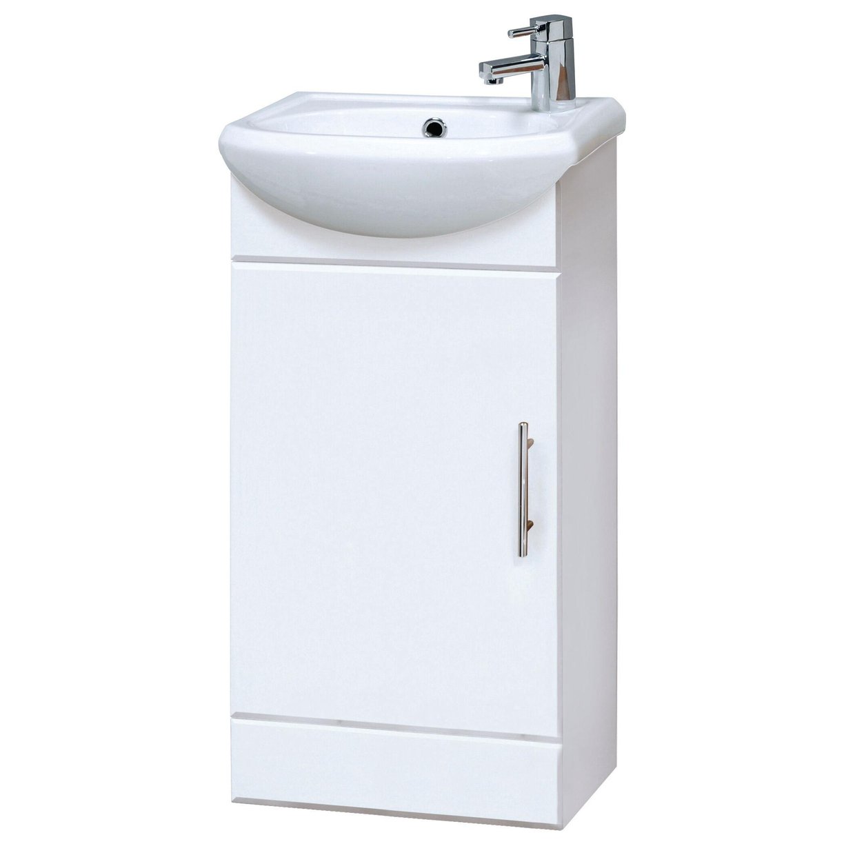 420mm Cabinet & Basin - Gloss White