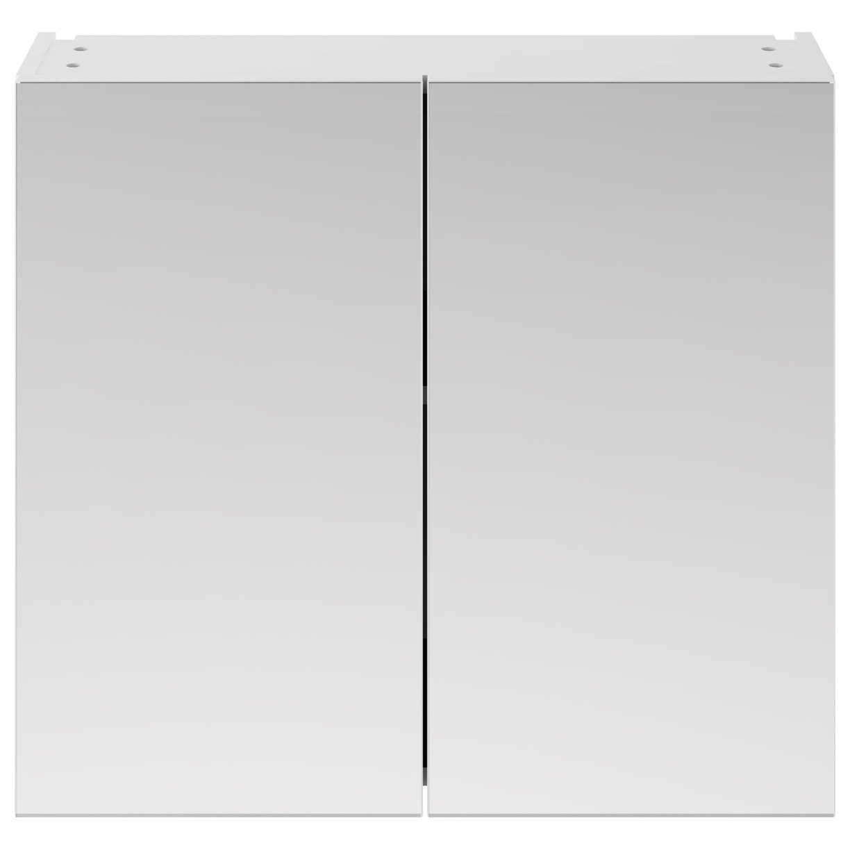 800mm Mirror Unit (50/50) - Gloss White