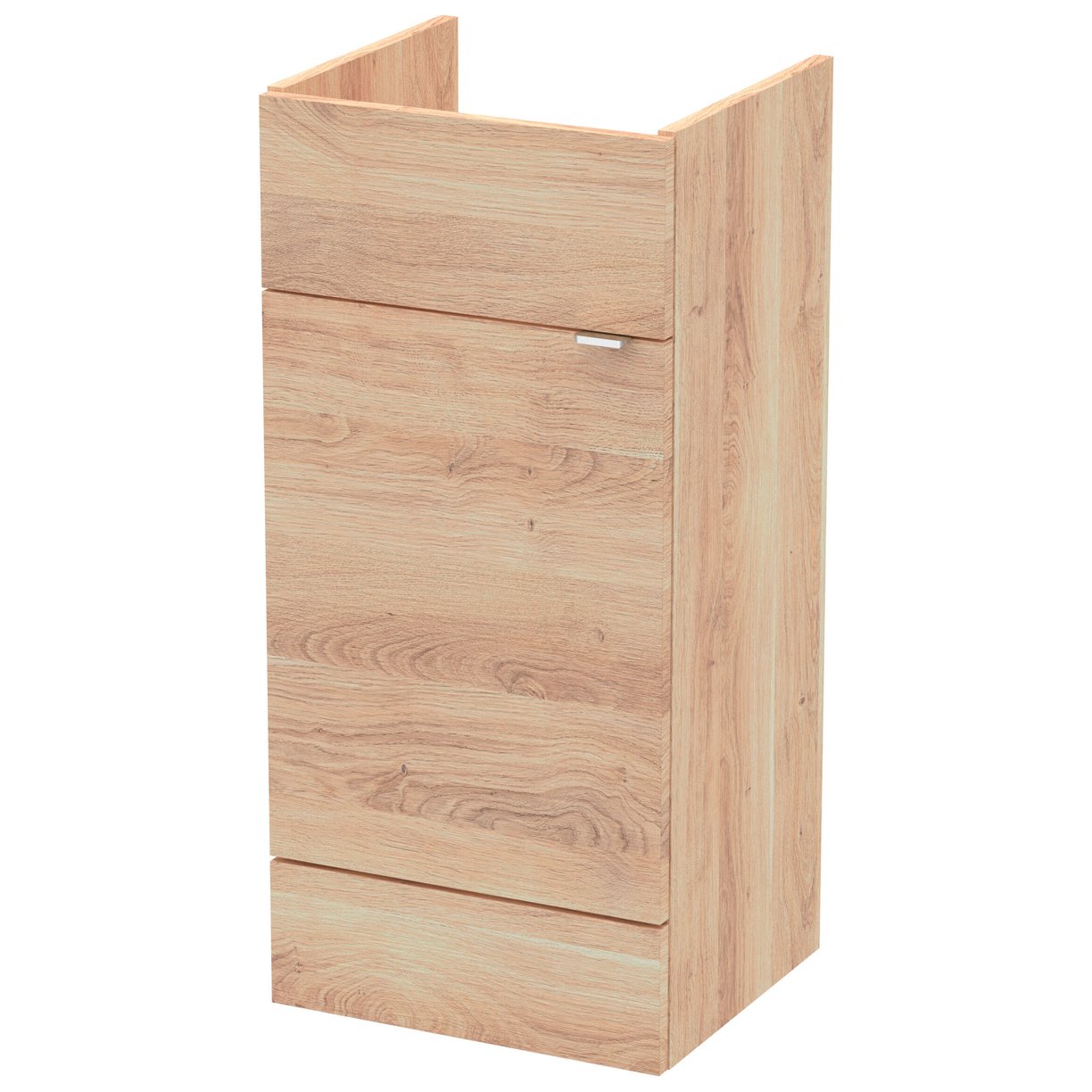 400 Vanity Unit Full Depth - Bleached Oak