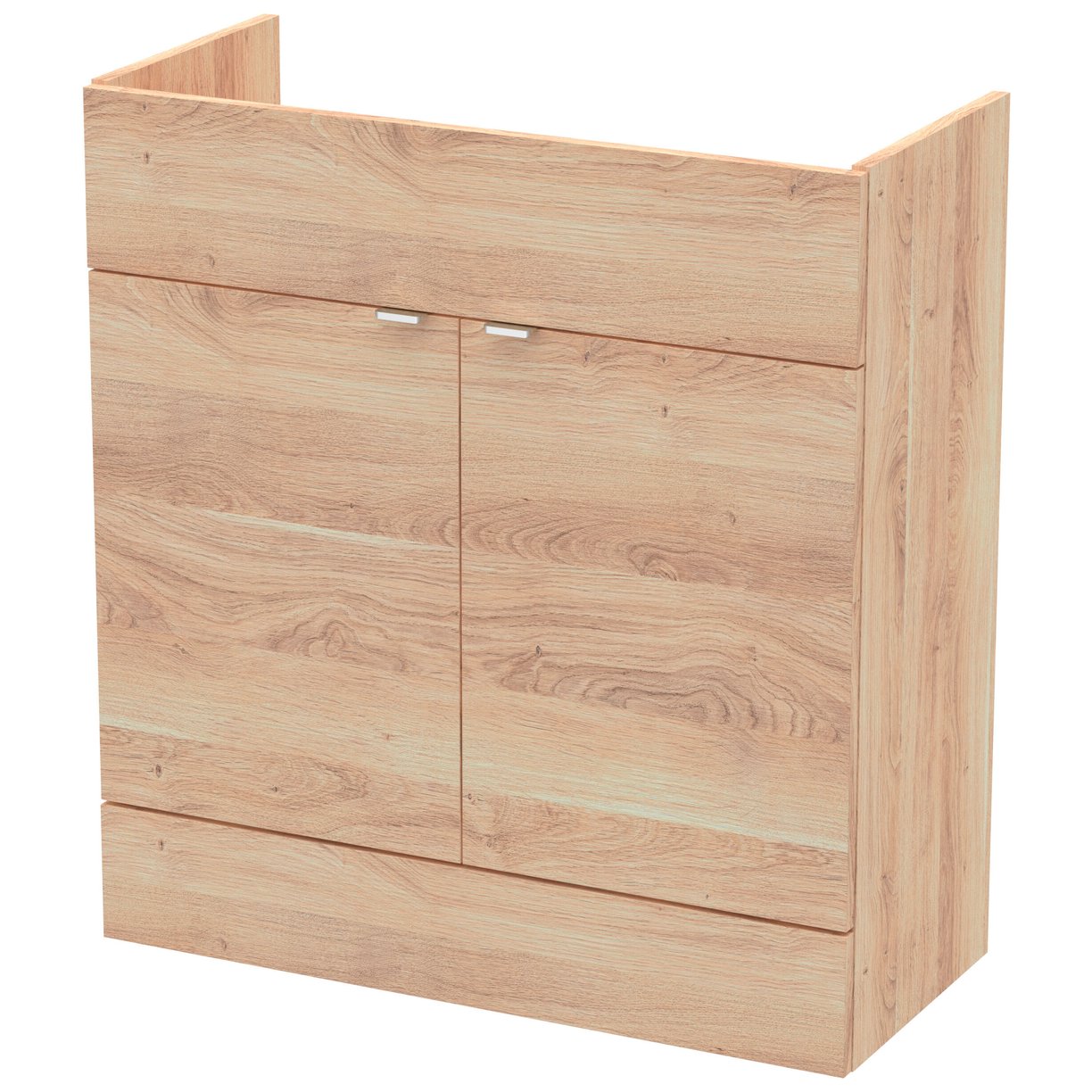 800 Vanity Unit Full Depth - Bleached Oak