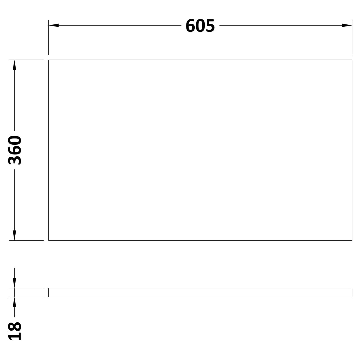 600 Wc Unit Top 605X360 - Bleached Oak