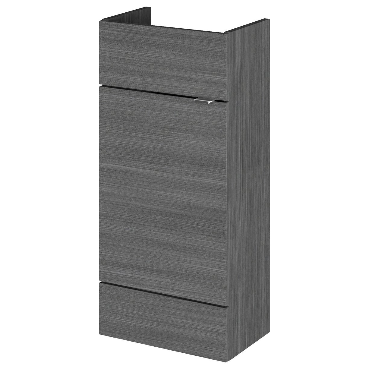 400 Vanity Unit (255Mm Deep) - Grey Woodgrain