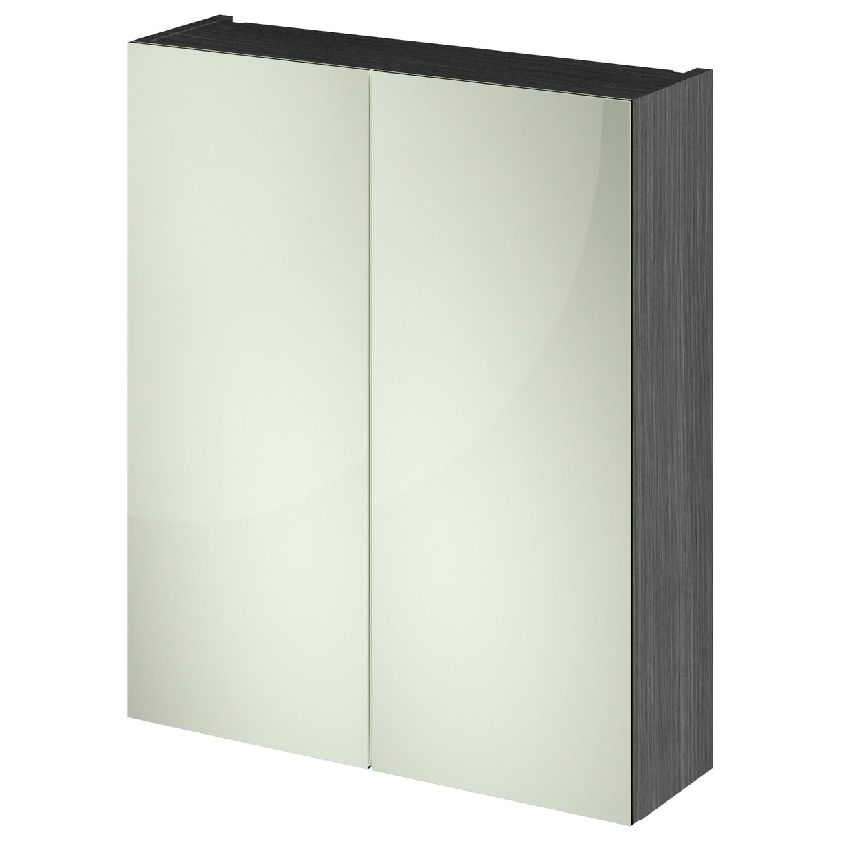 600mm Mirror Unit (50/50) - Anthracite Woodgrain