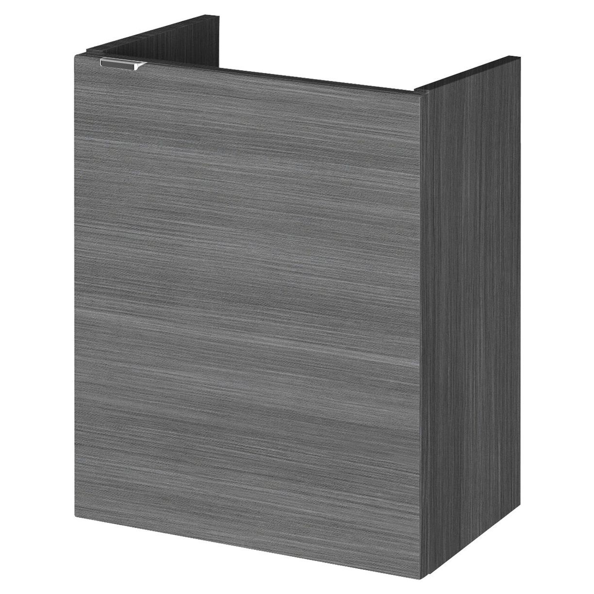 400 1-Door Wall Hung Unit - Grey Woodgrain