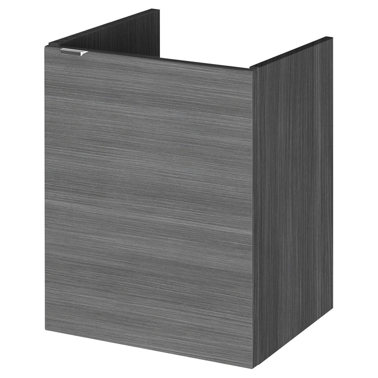 400 1-Door Wall Hung Unit - Grey Woodgrain