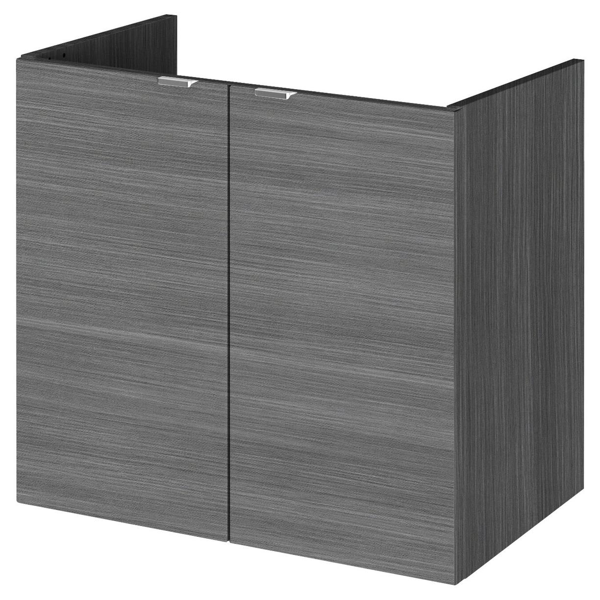 600 Wall Hung 2-Door - Grey Woodgrain