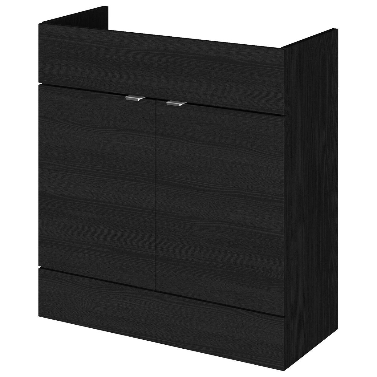 800 Vanity Unit (355Mm Deep) - Black Woodgrain