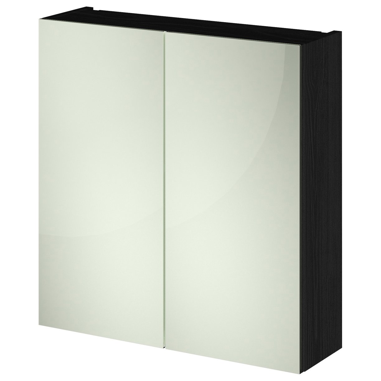 800mm Mirror Unit (50/50) - Charcoal Black