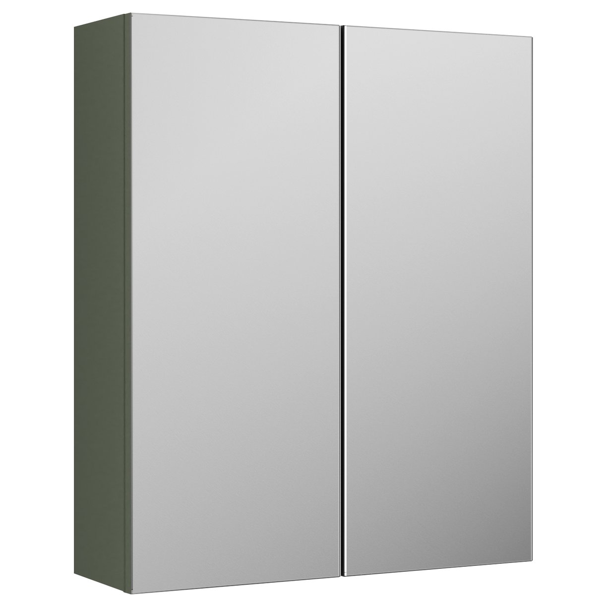 600mm Mirror Unit (50/50) - Satin Green