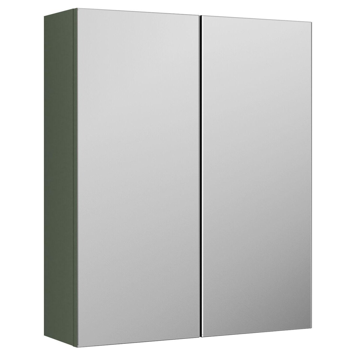 600mm Mirror Unit (50/50) - Satin Green