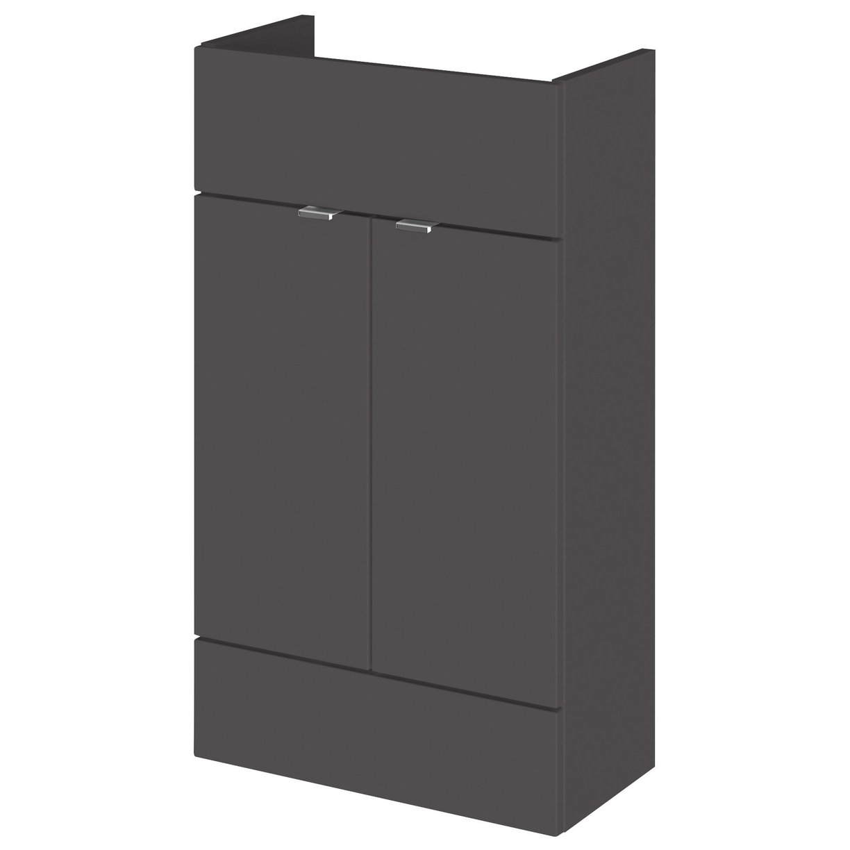 500 Vanity Unit (255Mm Deep) - Gloss Grey