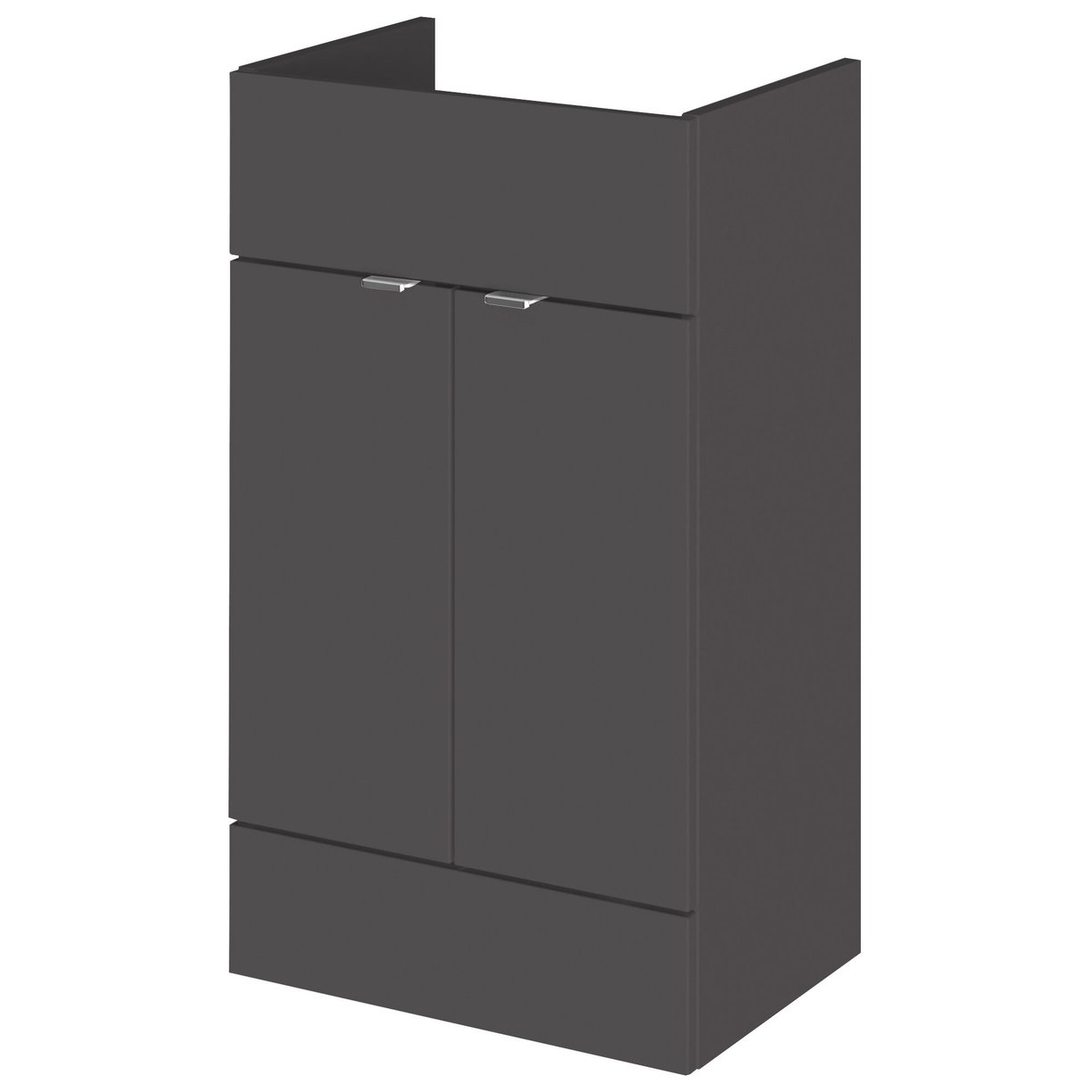 500 Vanity Unit (355Mm Deep) - Gloss Grey
