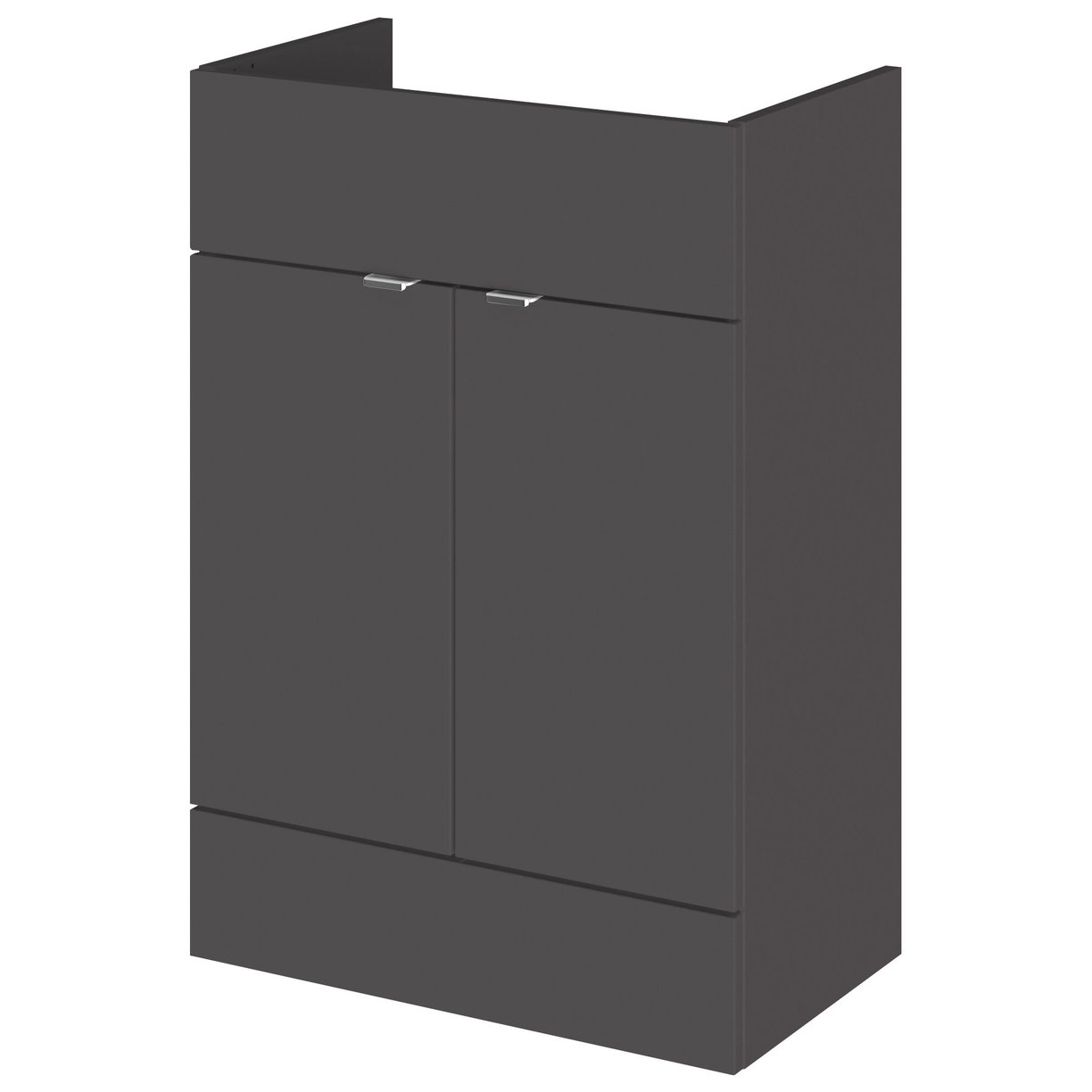 600 Vanity Unit (355Mm Deep) - Gloss Grey