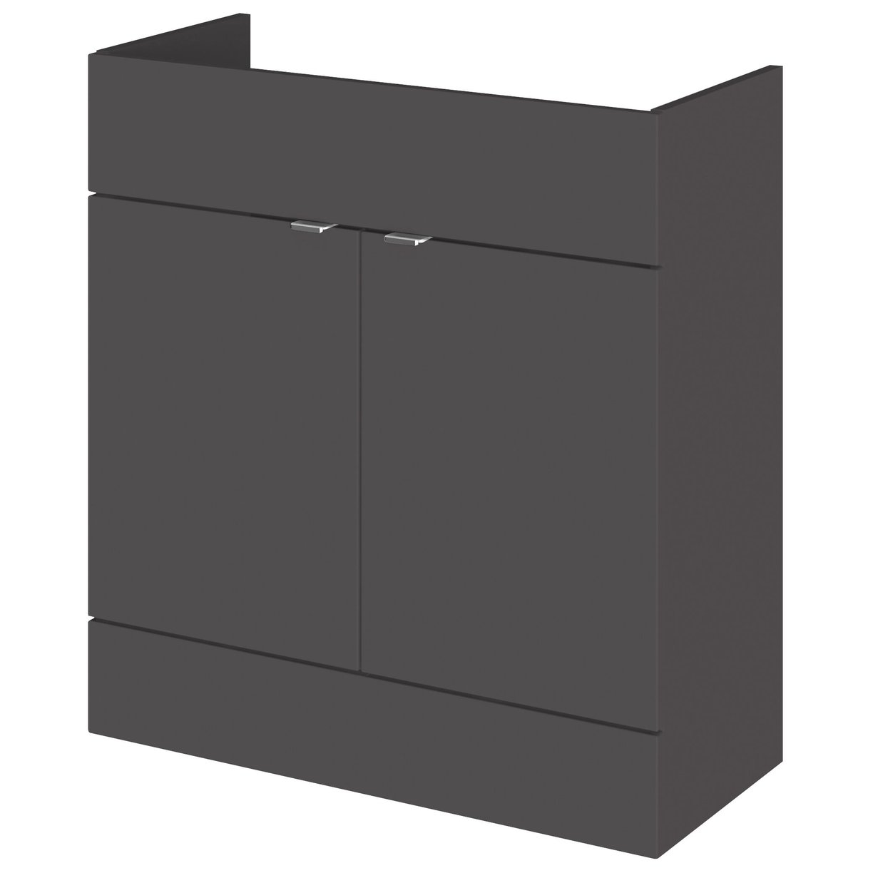 800 Vanity Unit (355Mm Deep) - Gloss Grey