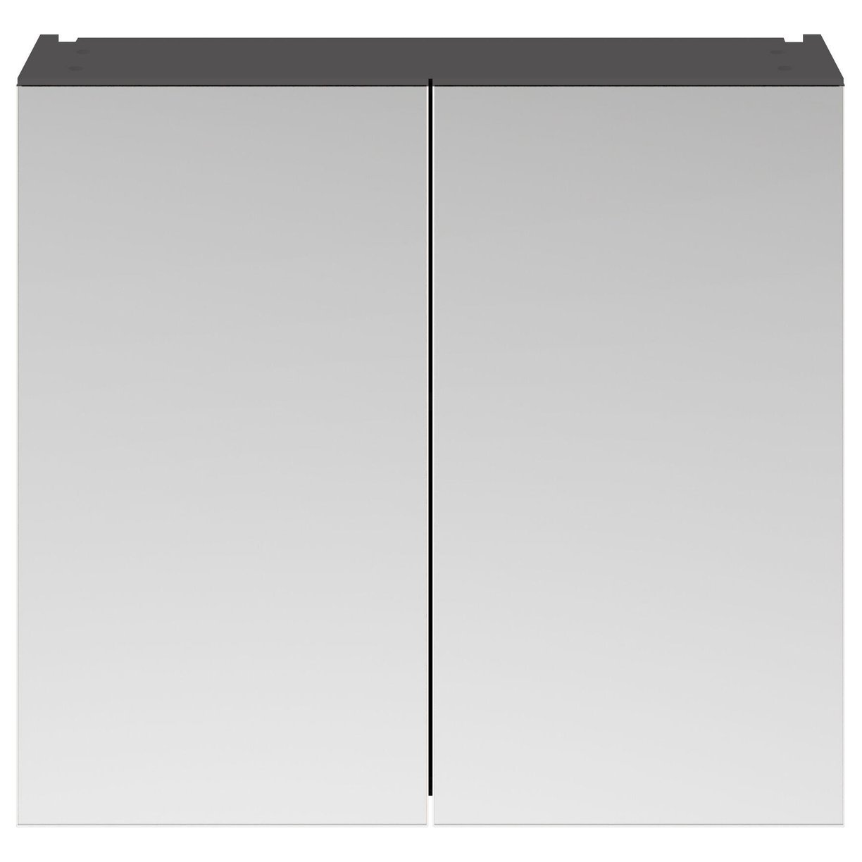 800mm Mirror Unit (50/50) - Gloss Grey