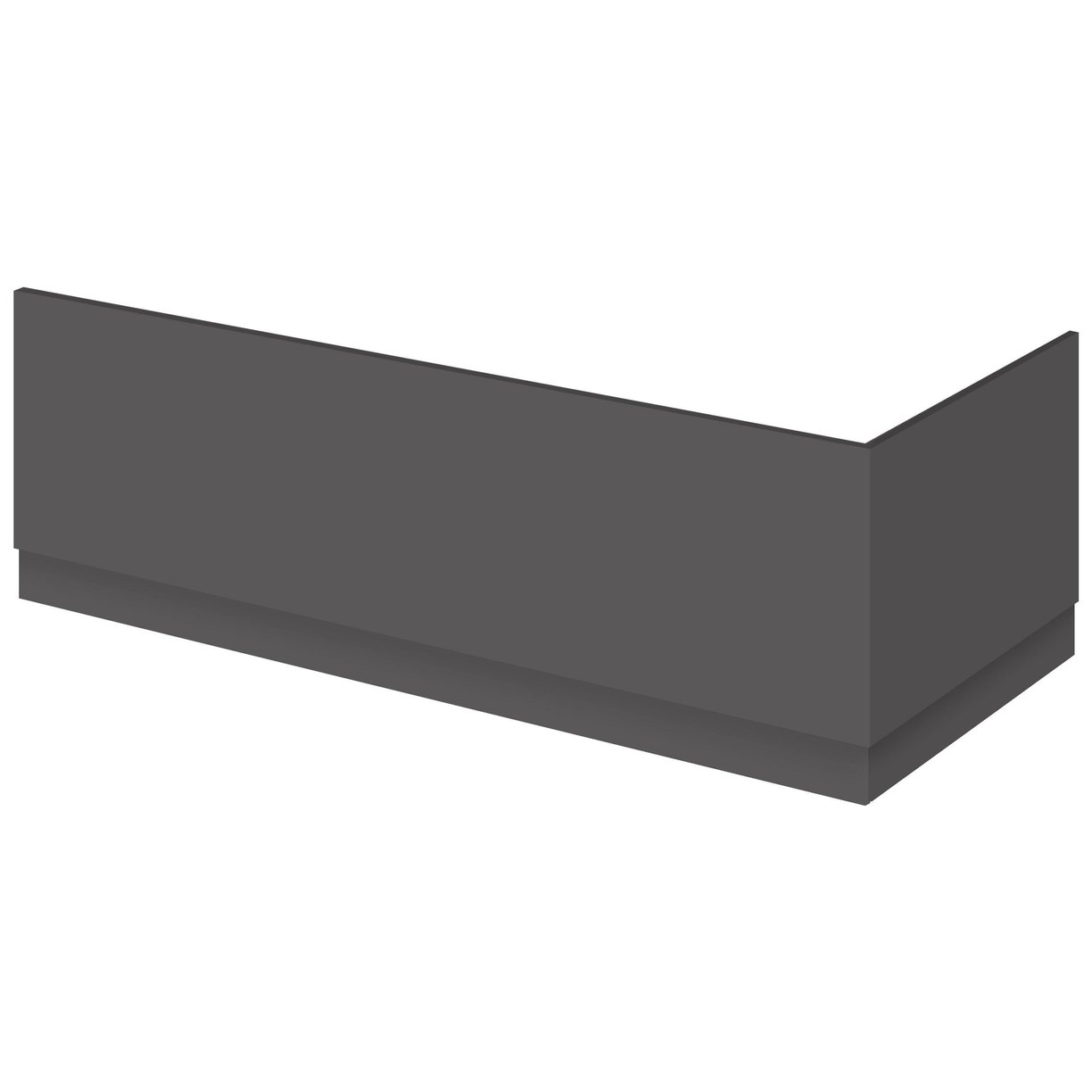700mm Bath End Panel - Gloss Grey