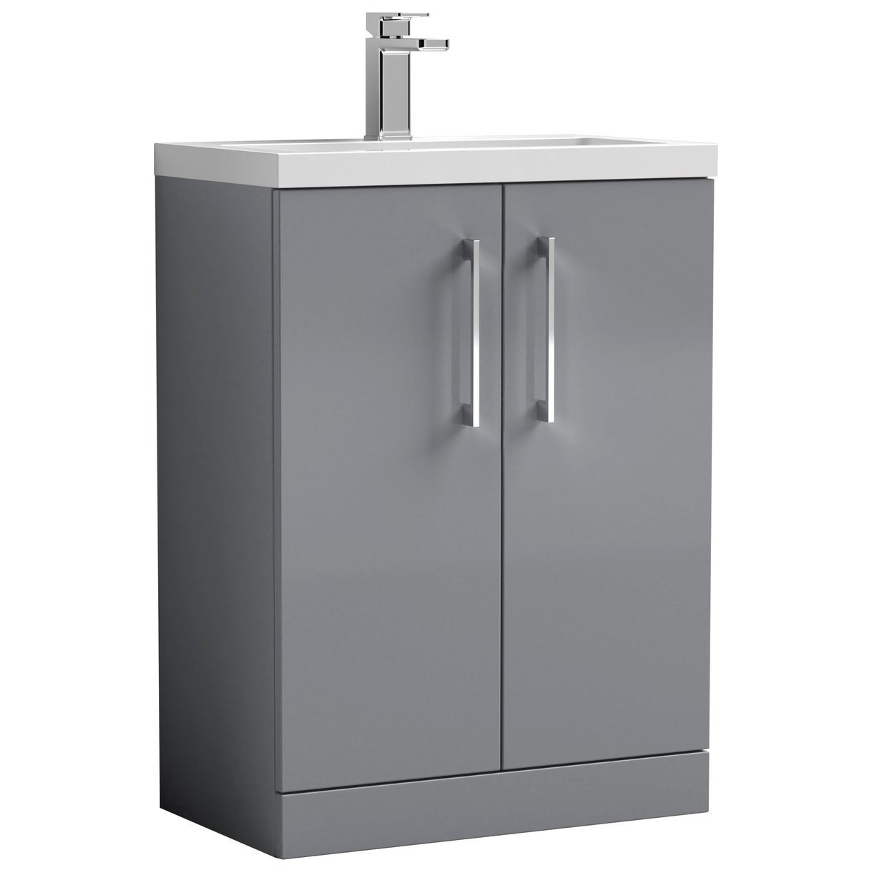 600 FS 2-Door Vanity & Polymarble Basin