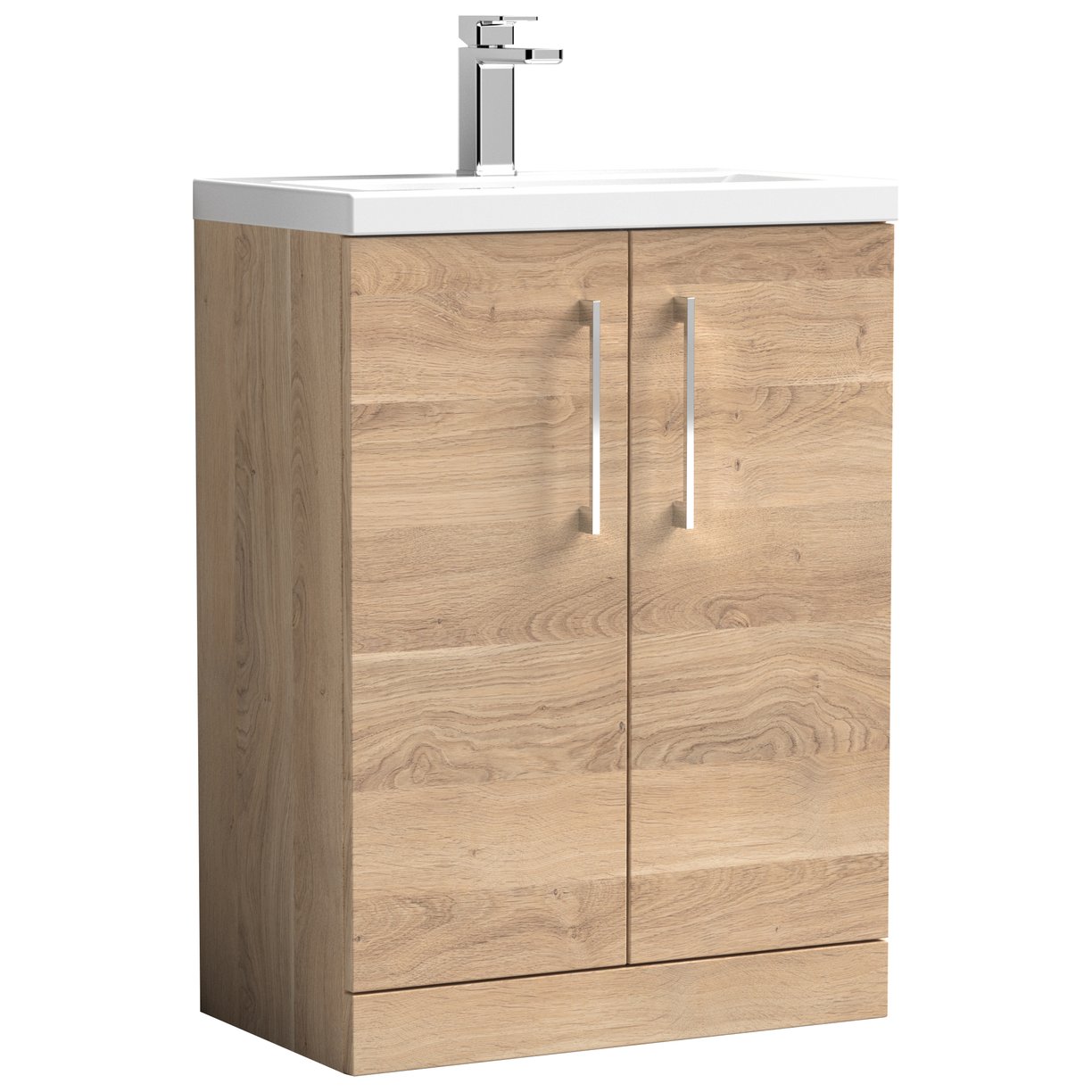 600 FS 2-Door Vanity & Ceramic Basin