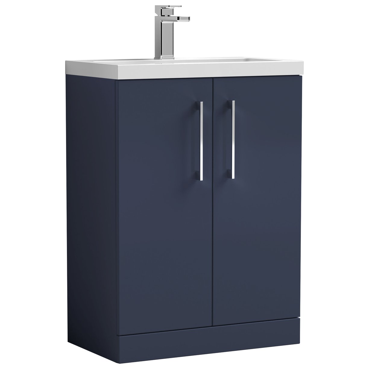 600 Fs 2-Door Vanity & Ceramic Basin