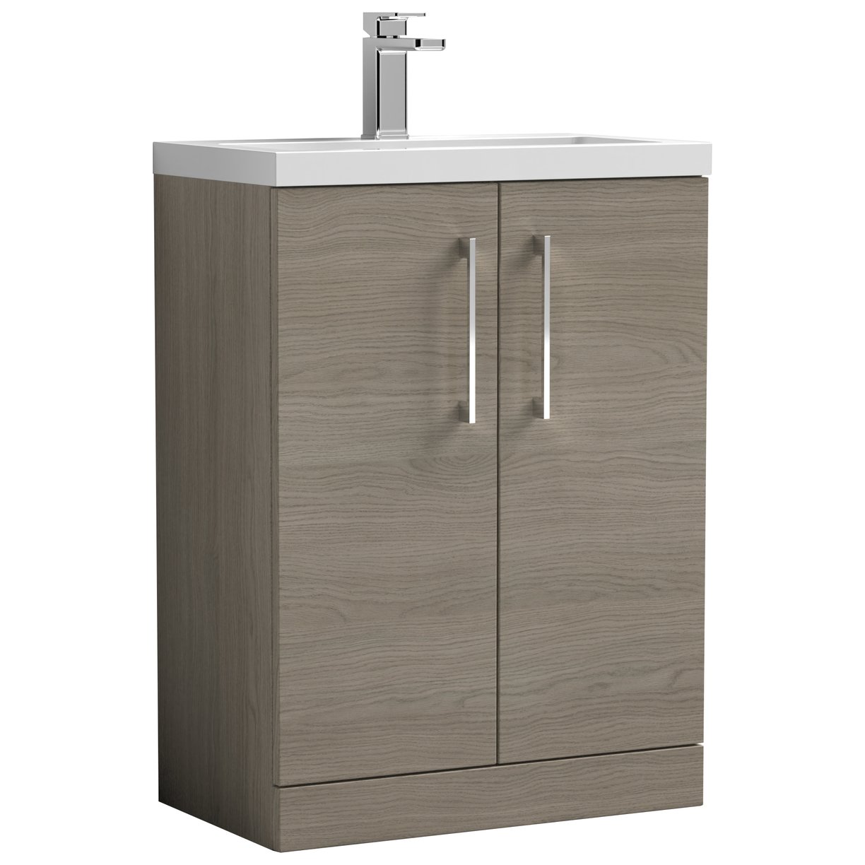 600 FS 2-Door Vanity & Ceramic Basin