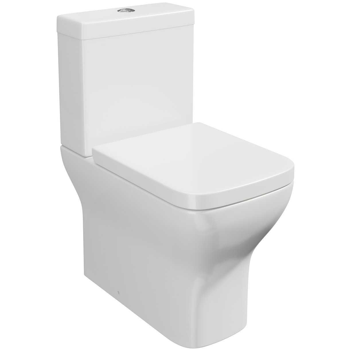 Porto Rimless Closed Back Toilet inc. Seat & Fittings