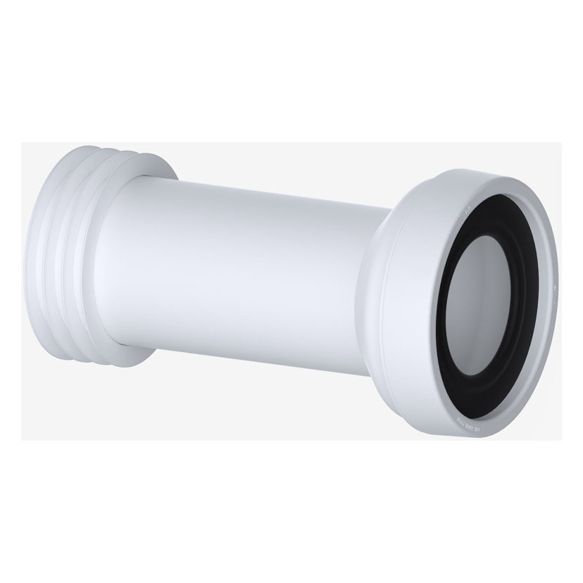 Extended Straight WC Pan Connector