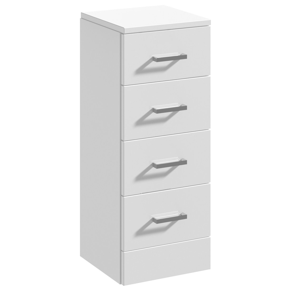 300mm x 330mm 4-Drawer Unit - Gloss White