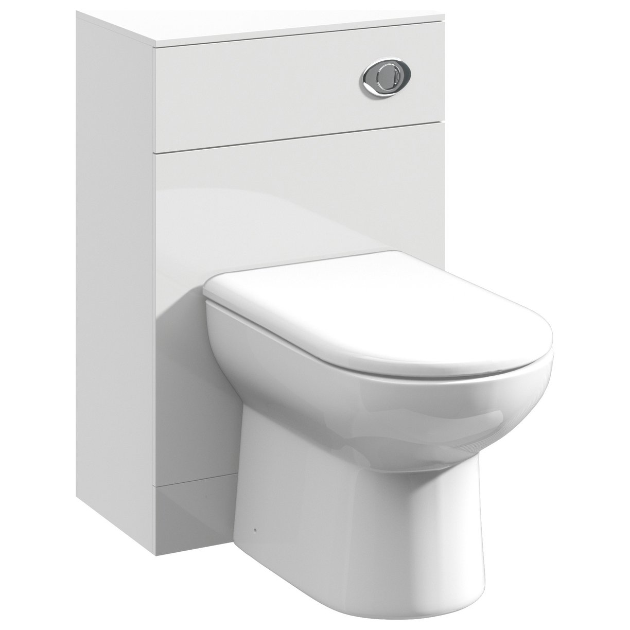 500mm WC Unit - Gloss White