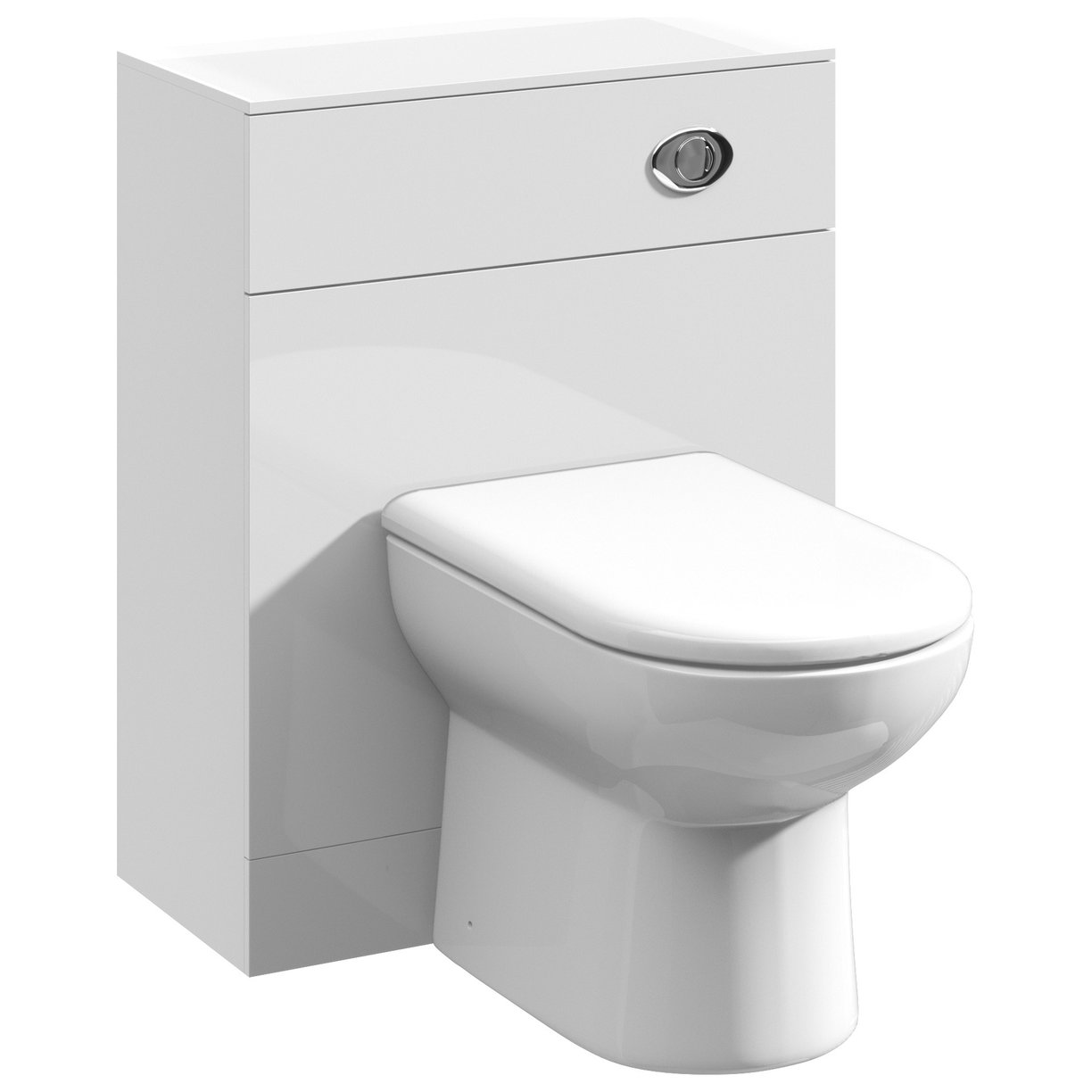 600mm WC Unit - Gloss White