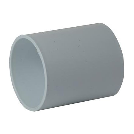 32MM STRAIGHT COUPLER SOLVENT WELD WHITE DS12-W