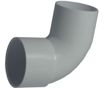 40MM 90 DEGREE SOLVENT WELD CONVERSION BEND WHITE DB15M-W
